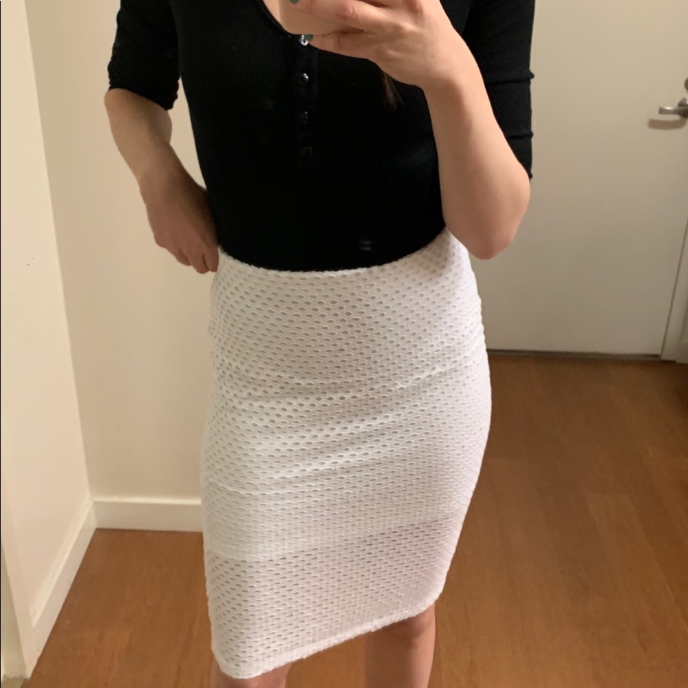 ASOS Mesh Pencil Skirt